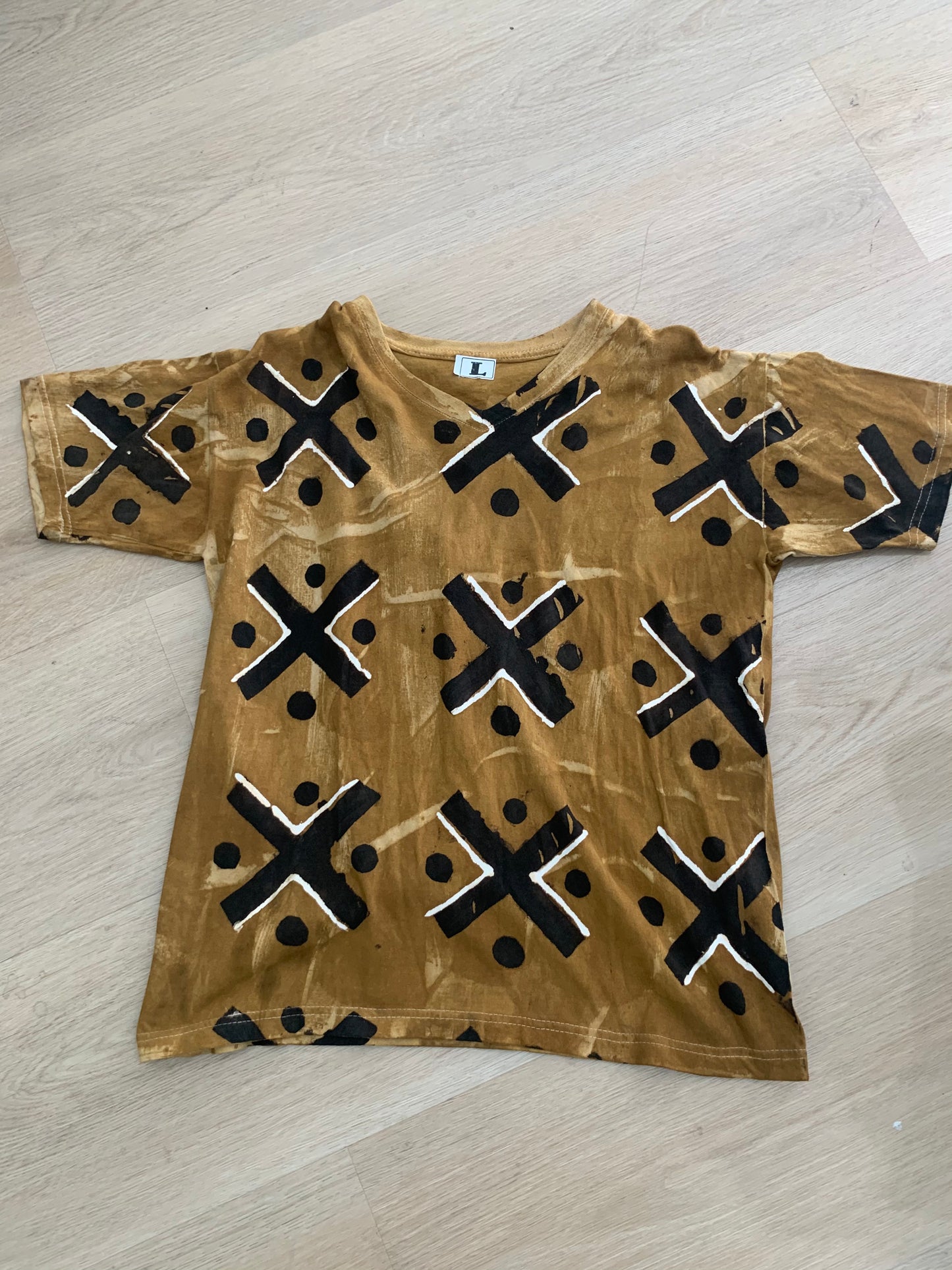 Mud Cloth Print Tees